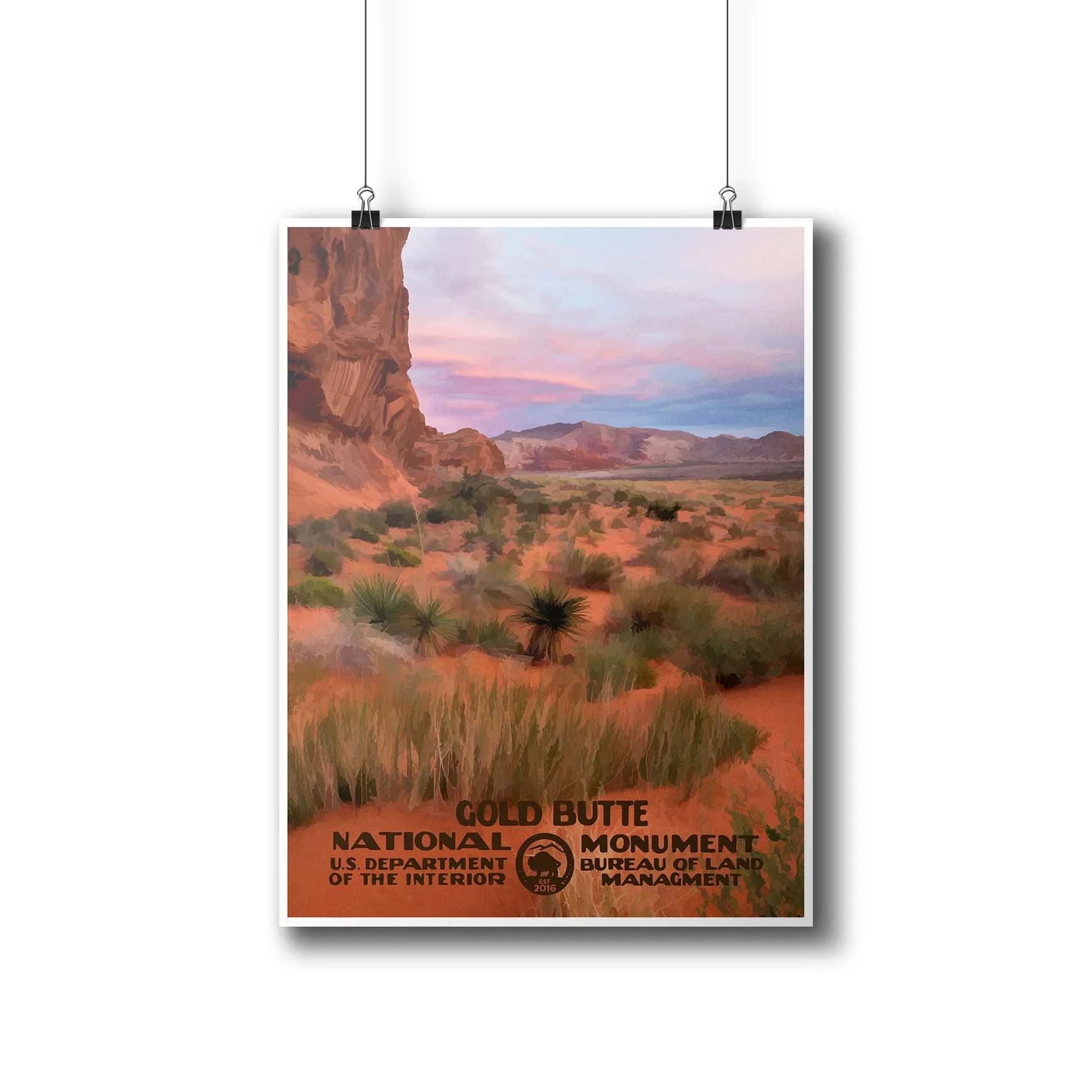 Gold Butte National Monument Poster