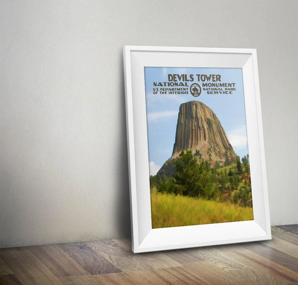 Devils Tower National Monument Poster