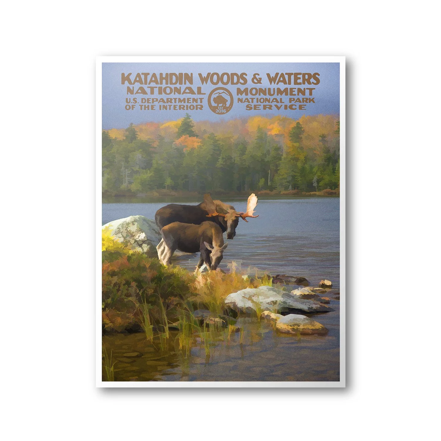 Katahdin Woods & Waters National Monument Poster