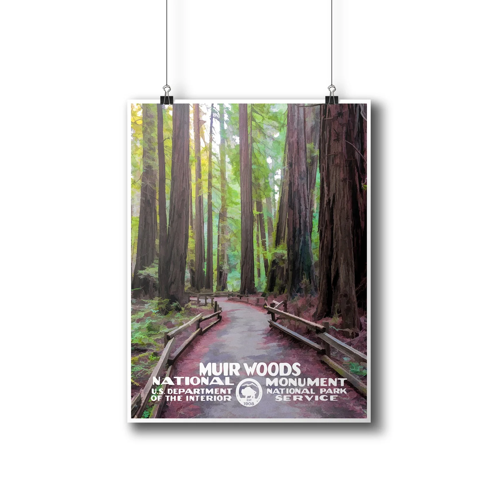 Muir Woods National Monument Poster