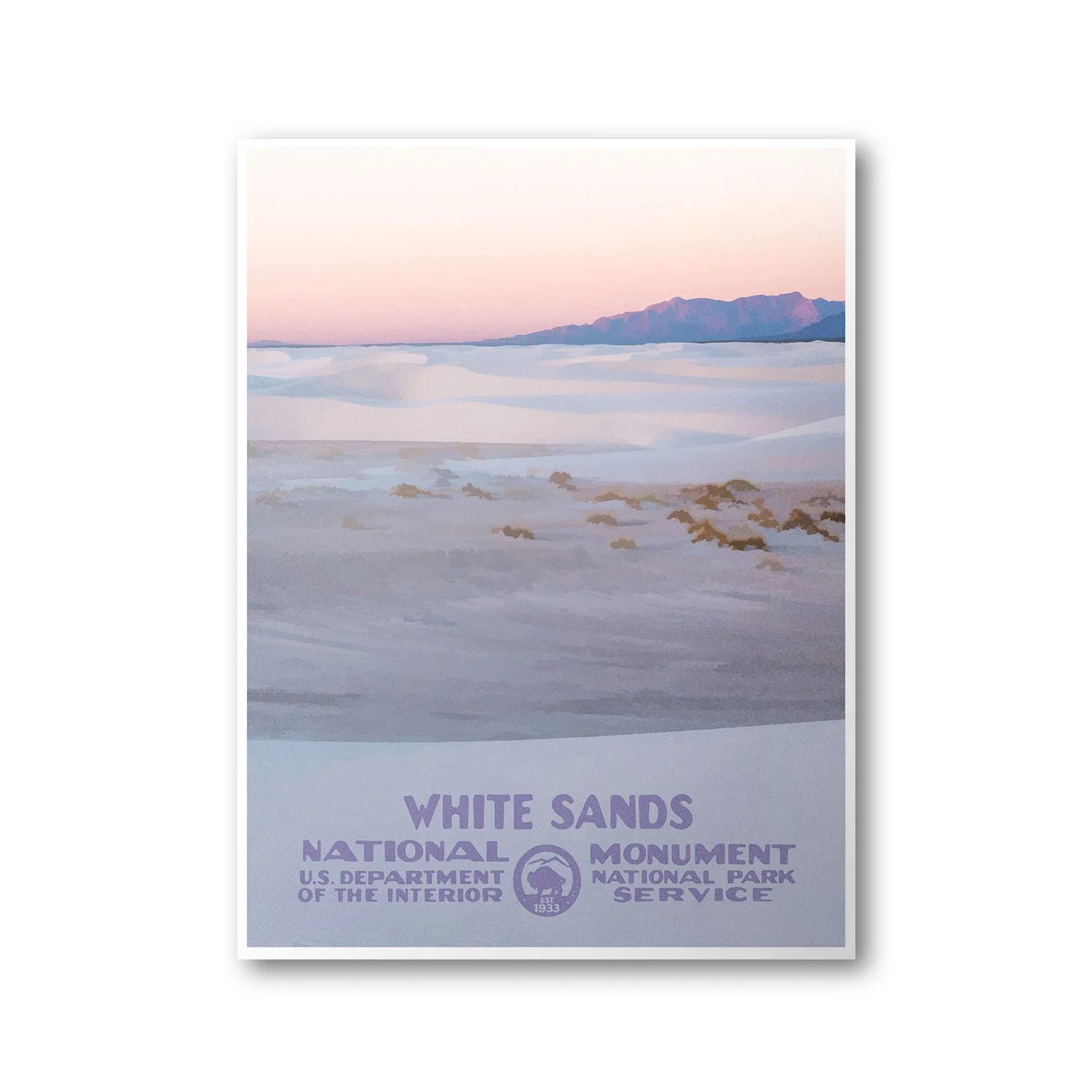 White Sands National Monument Poster