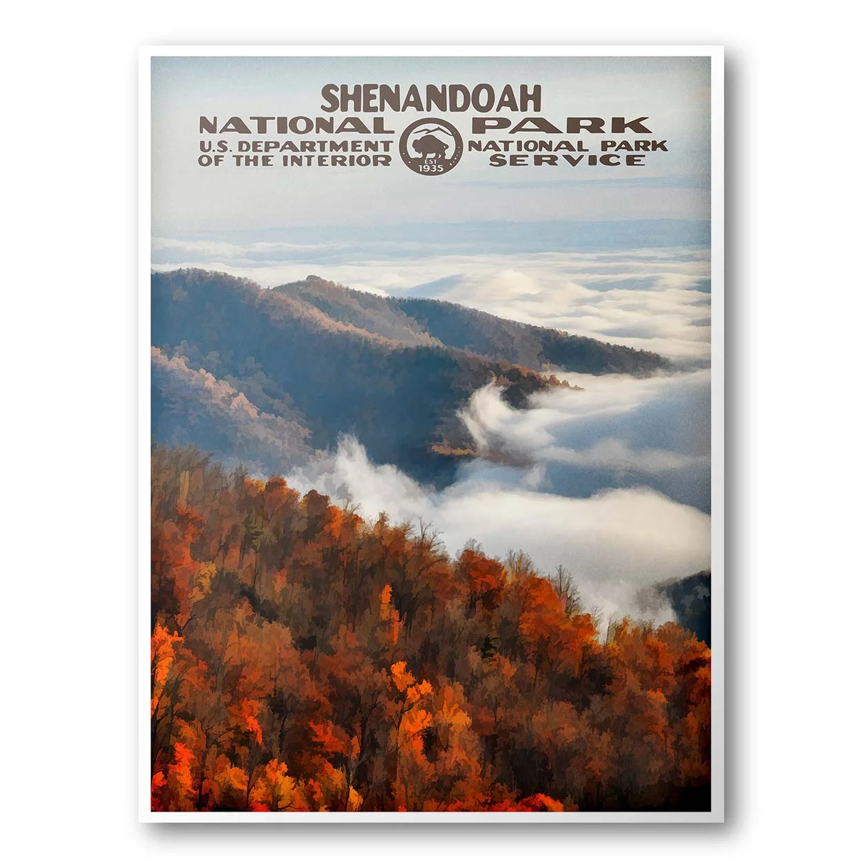 Shenandoah National Park Poster