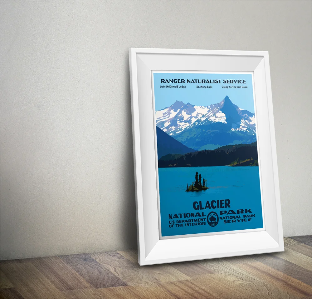 Glacier National Park Poster