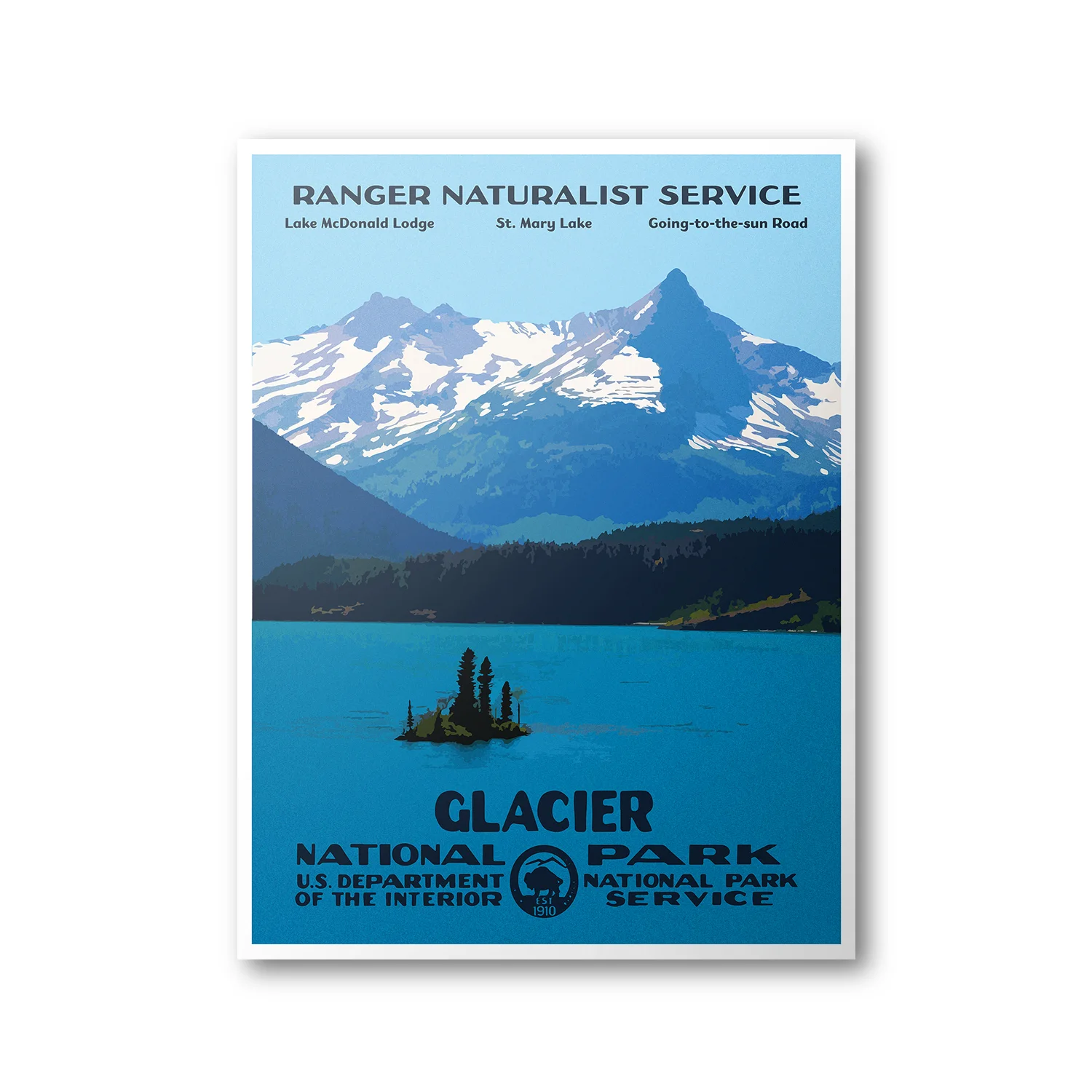 Glacier National Park Poster