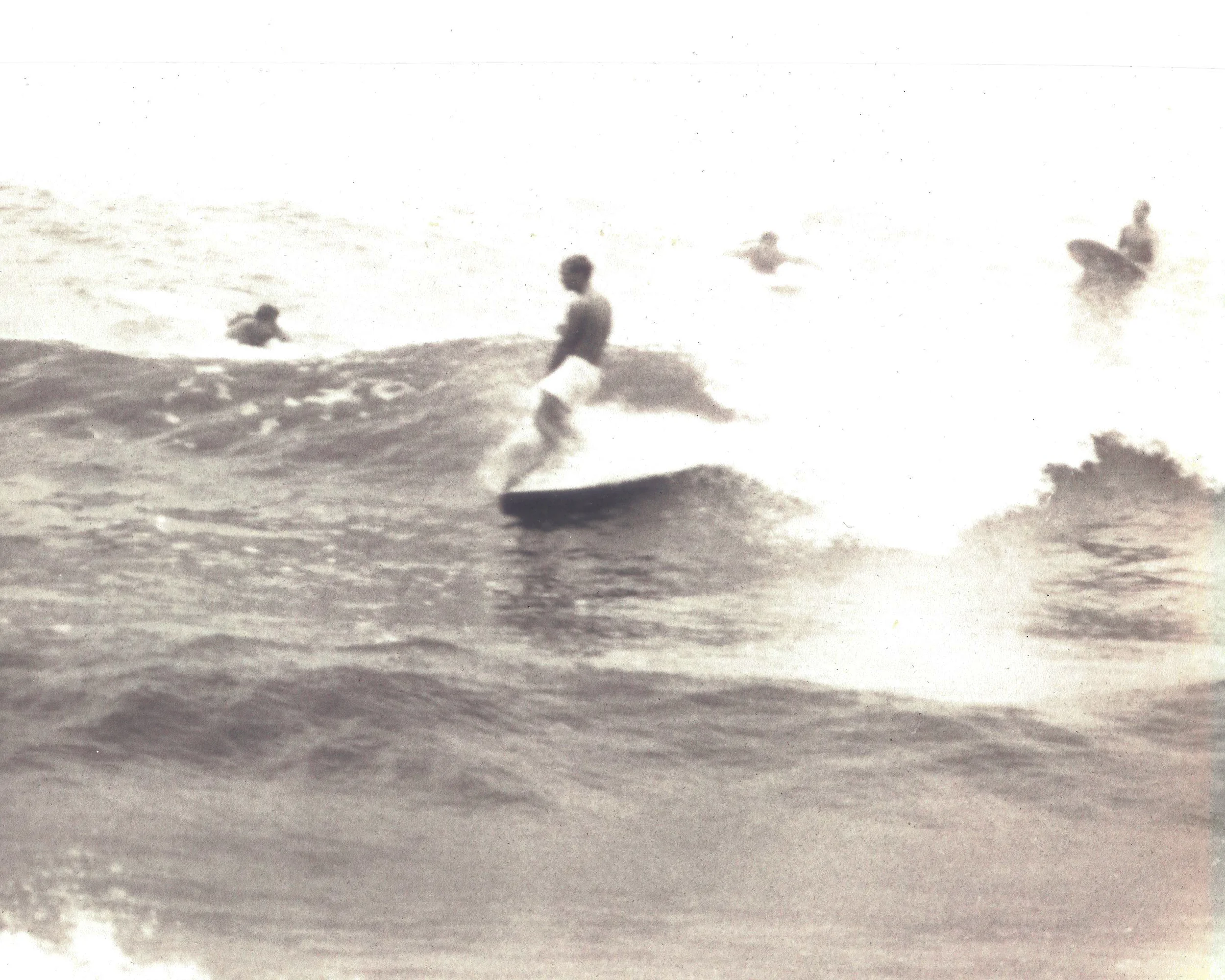 Michael Fremont surfing