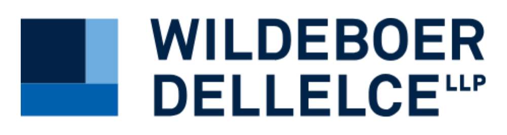 The logo of Wilderboer Dellelc, featuring a square with four colored sections and the company's name in uppercase letters.