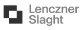 Logo with the text 'Lenczner Slaght' in gray and black