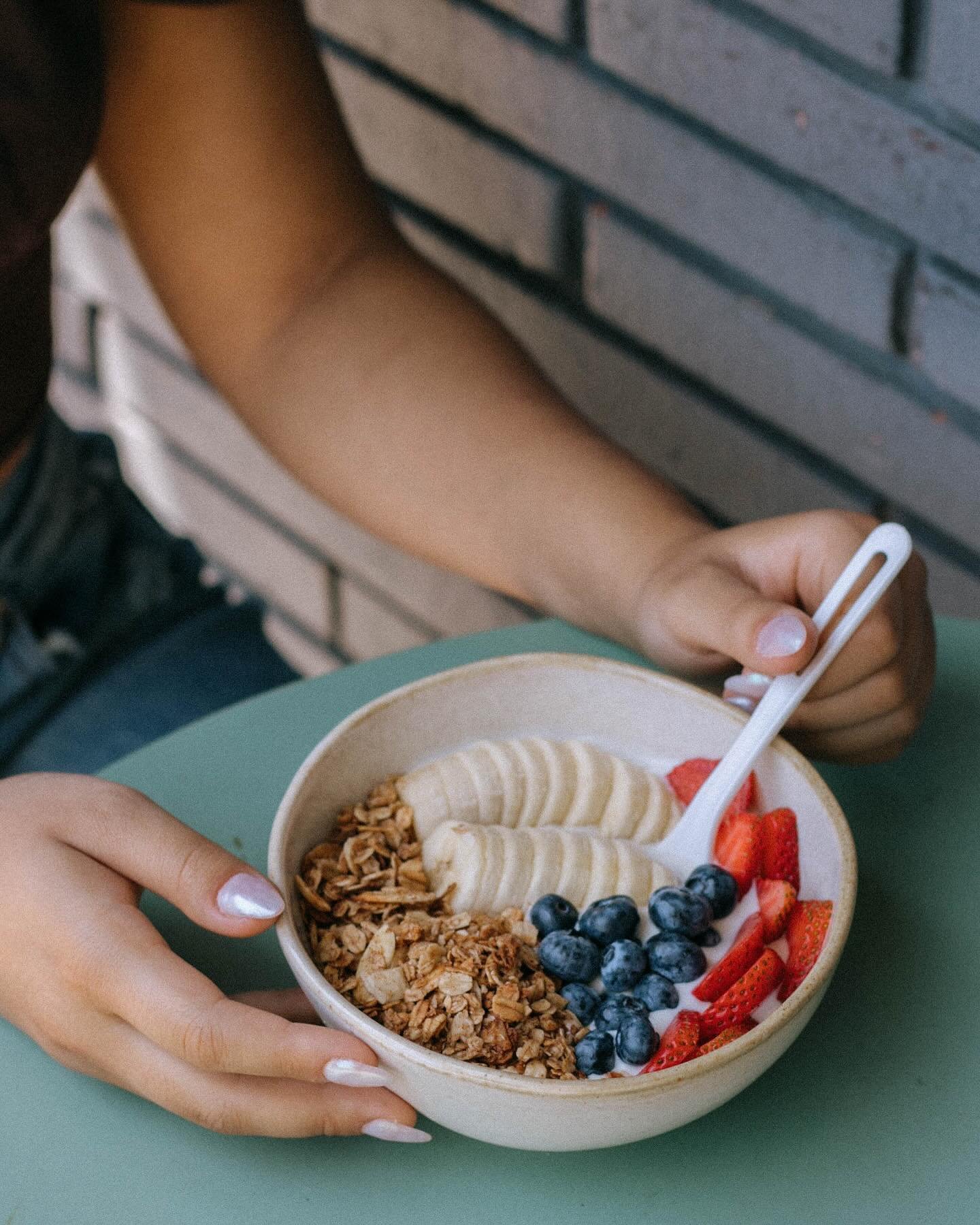 You knew we had parfait bowls right?!😍✨
&nbsp;
If not, here is your formal introduction!! Made with delicious layers of our creamy cashew yogurt, fresh seasonal fruits, crunchy granola, and so many other toppings of your choice! 🍓🍌🥝 On our menu w