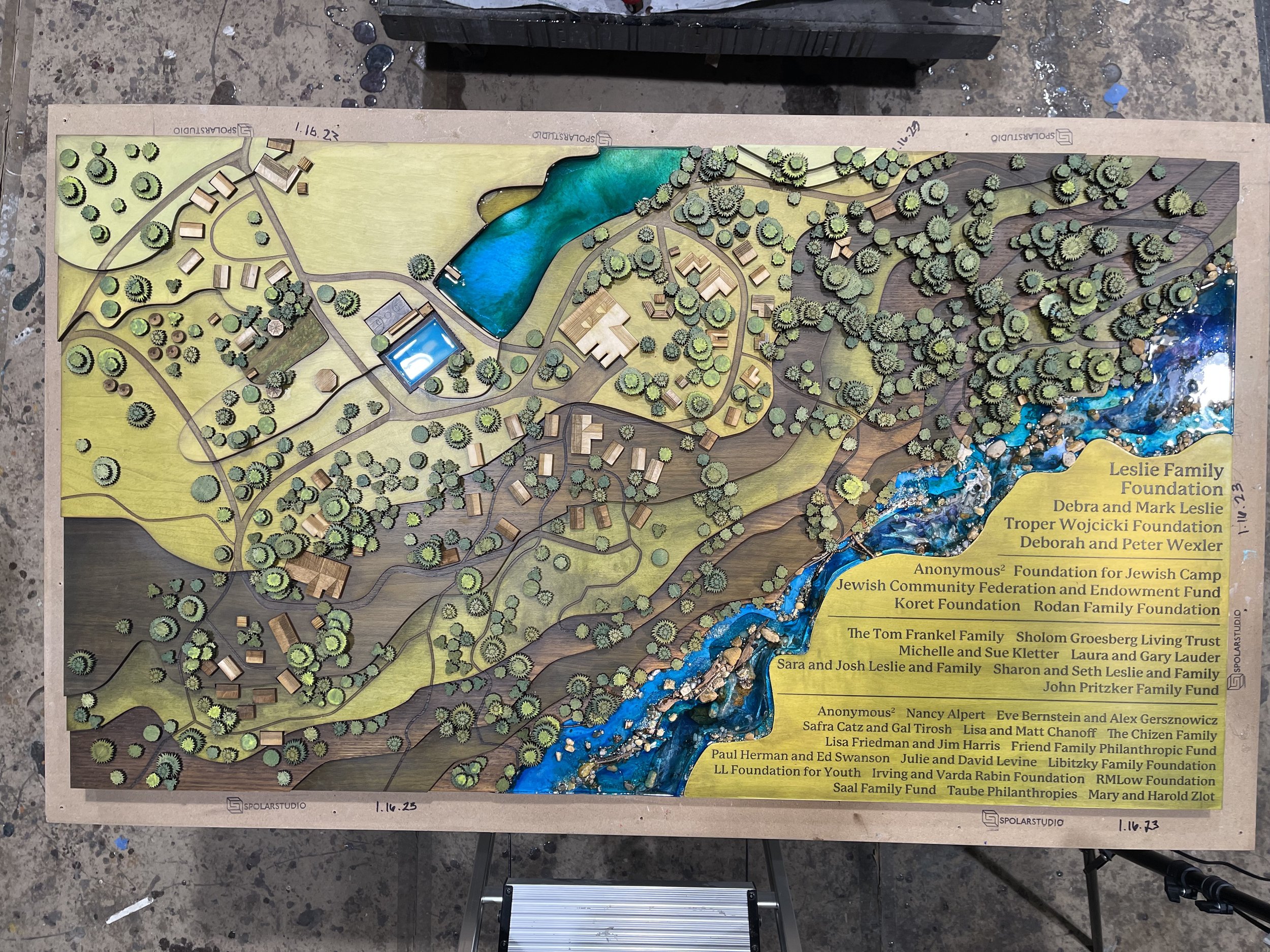 Camp Towanga | Donor Recognition Map | Groveland California