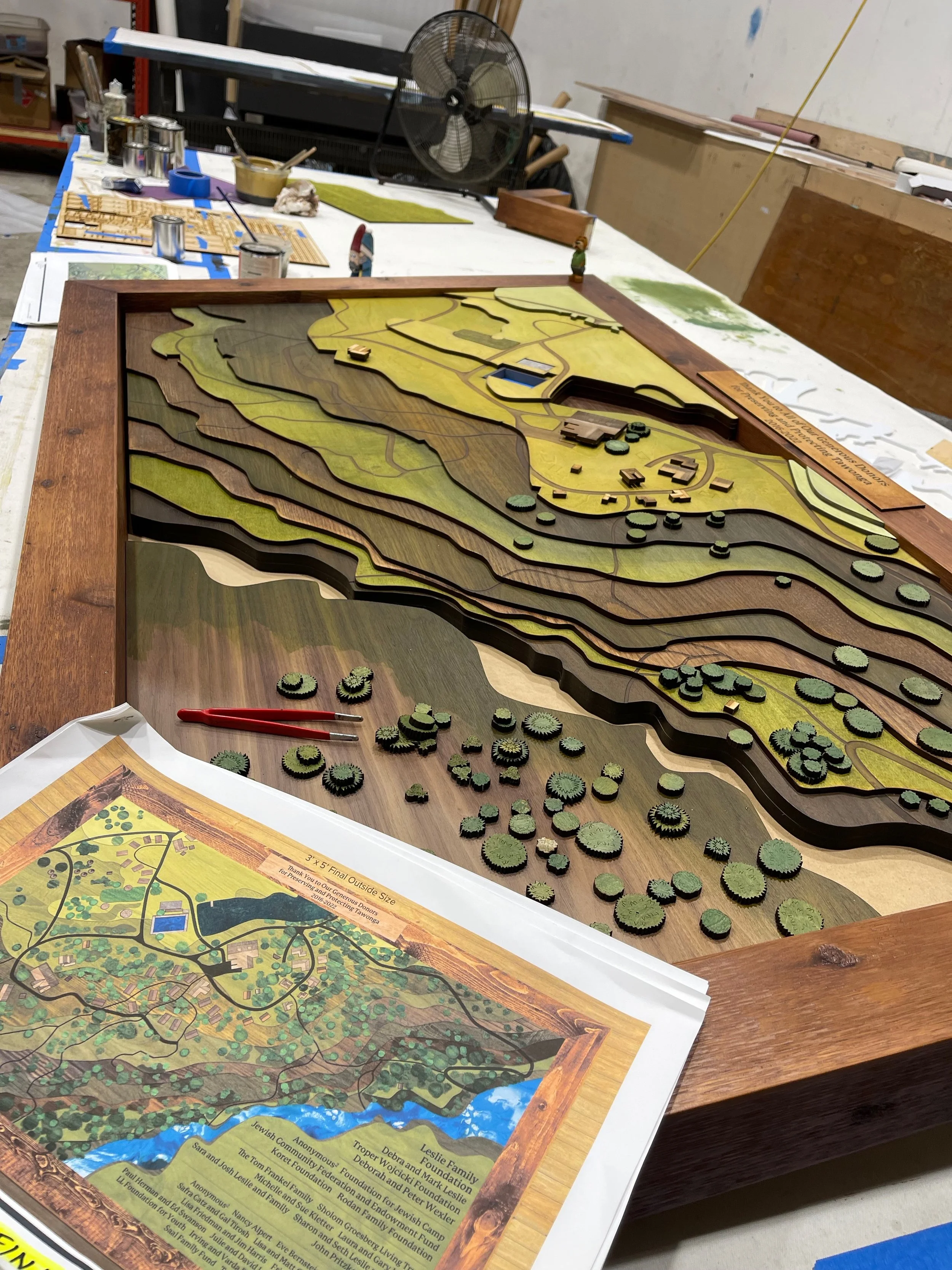 Camp Towanga | Donor Recognition Map | Groveland California