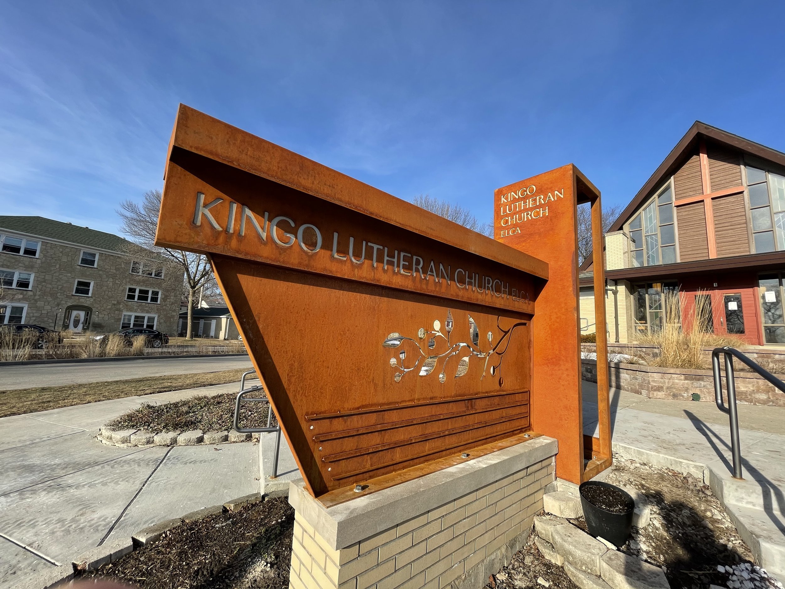 Kingo Lutheran Church | Exterior Signage | Shorewood, WI