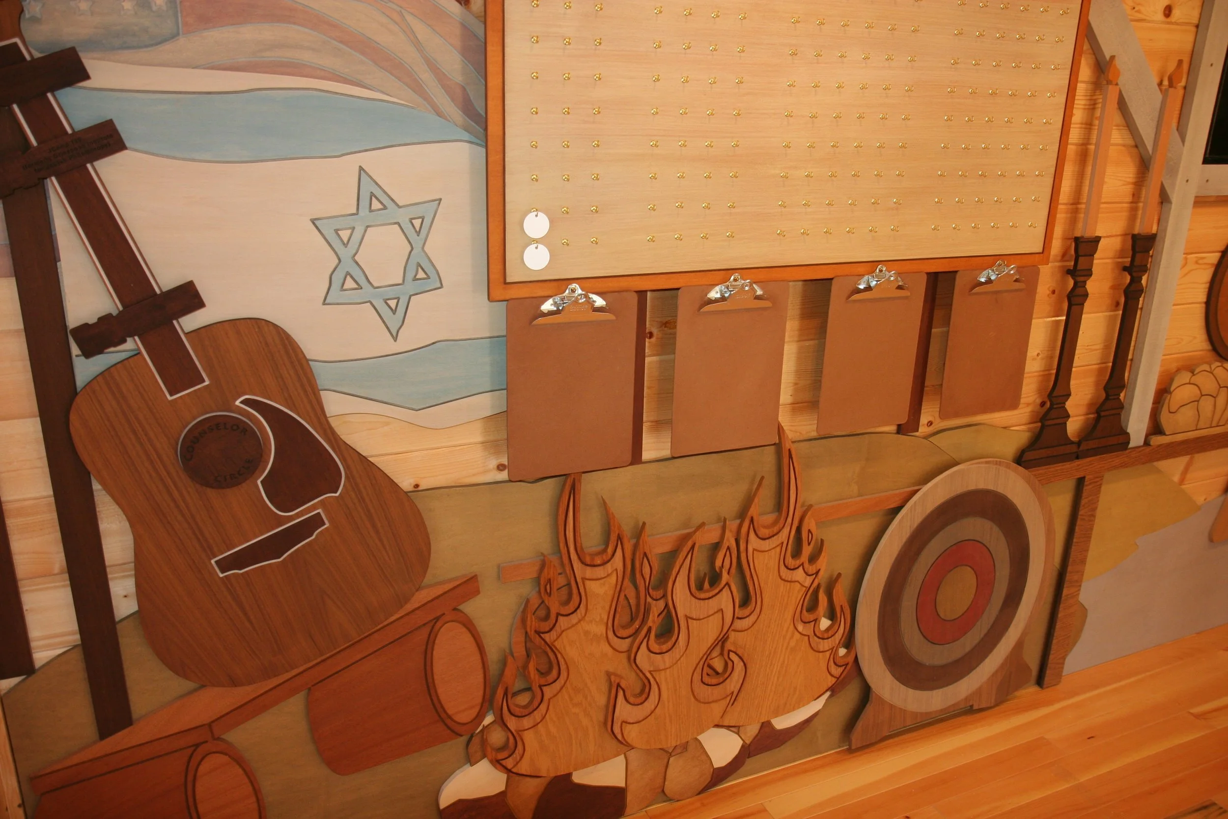 Camp Interlaken | Donor Recognition Wall Relief | Eagle River, Wisconsin