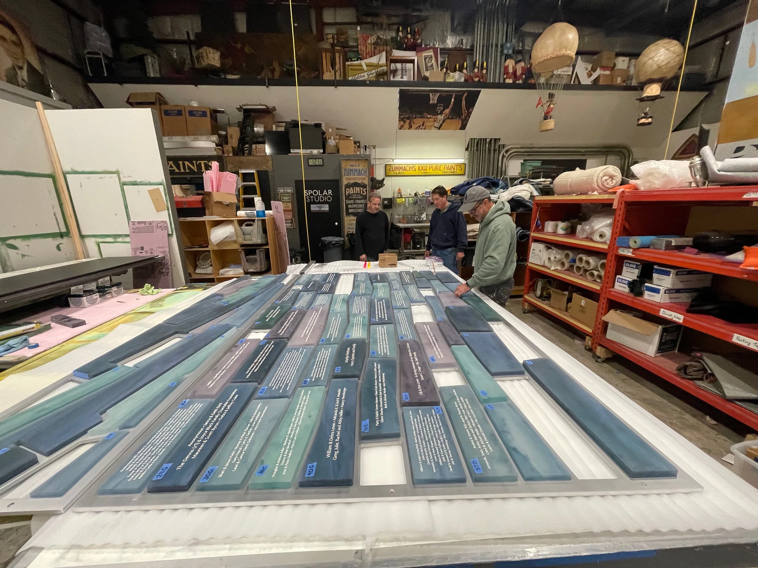 North Shore Congregation Israel | Epoxy Resin Donor Recognition Plaques | Glencoe, Illinois