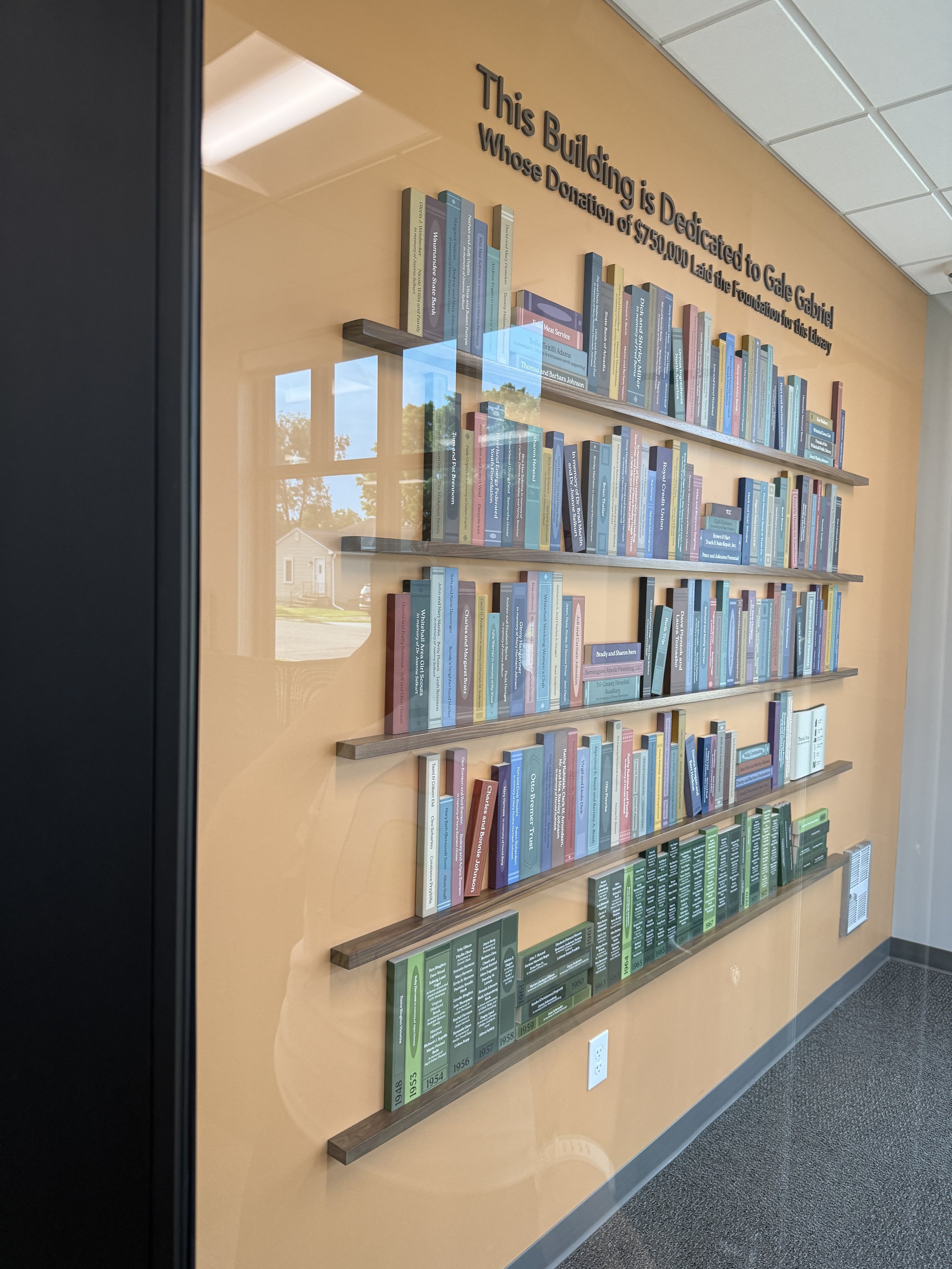 Whitehall Community Library Donor Recognition