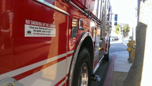  The LA City Fire Department supports our signs!