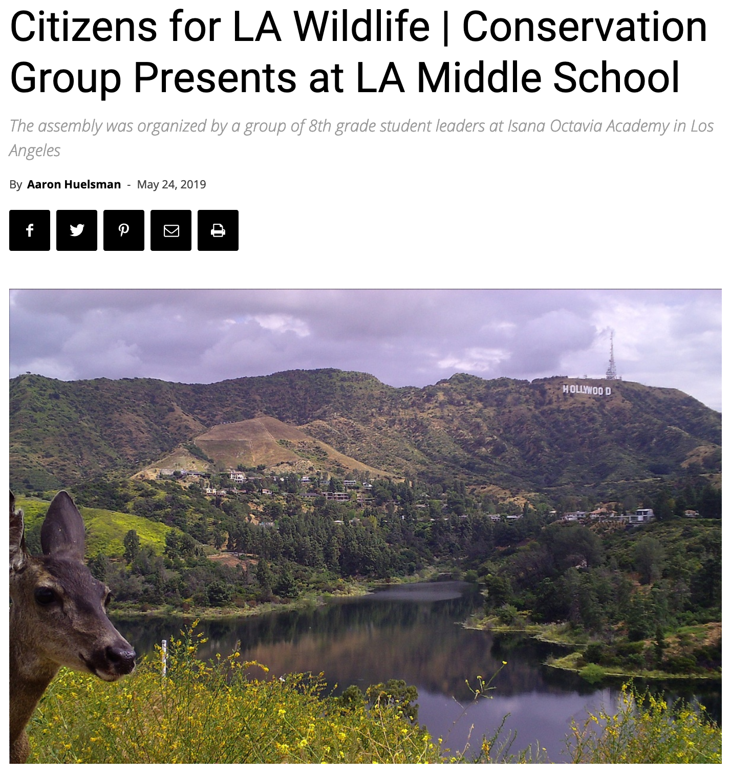 The South Pasadenan profiles CLAW’s educational program.