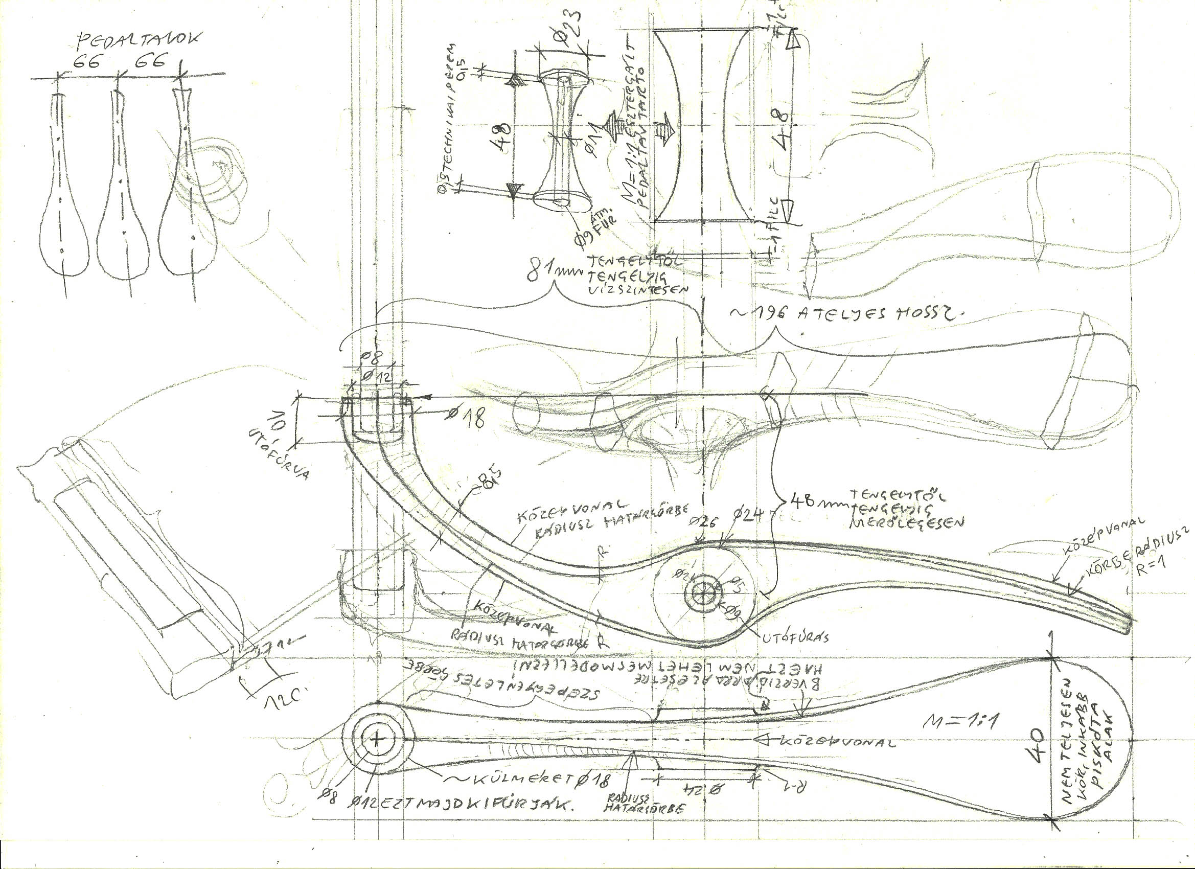 Original sketches by Péter Üveges