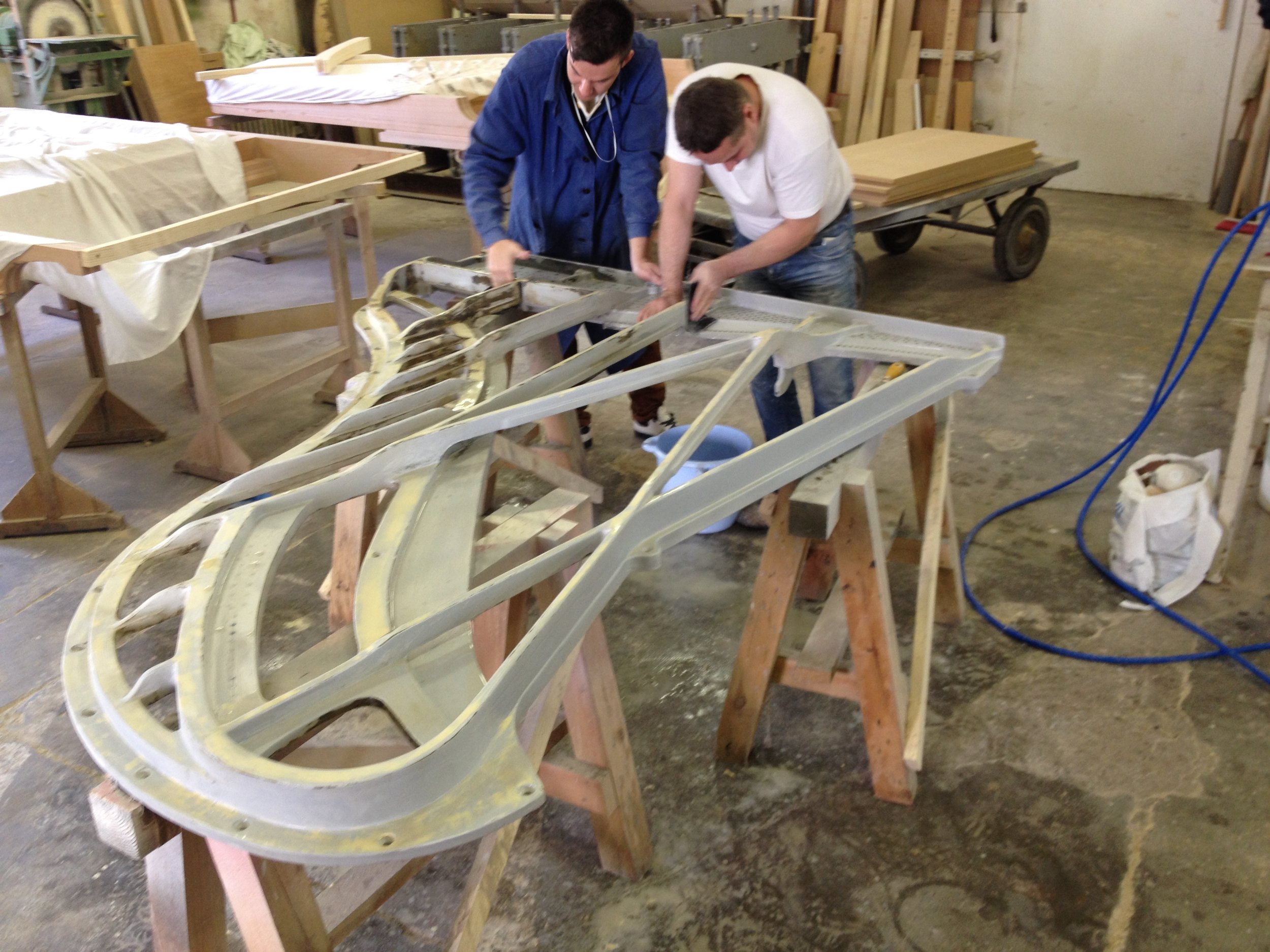 Anlaysing the original cast iron frames