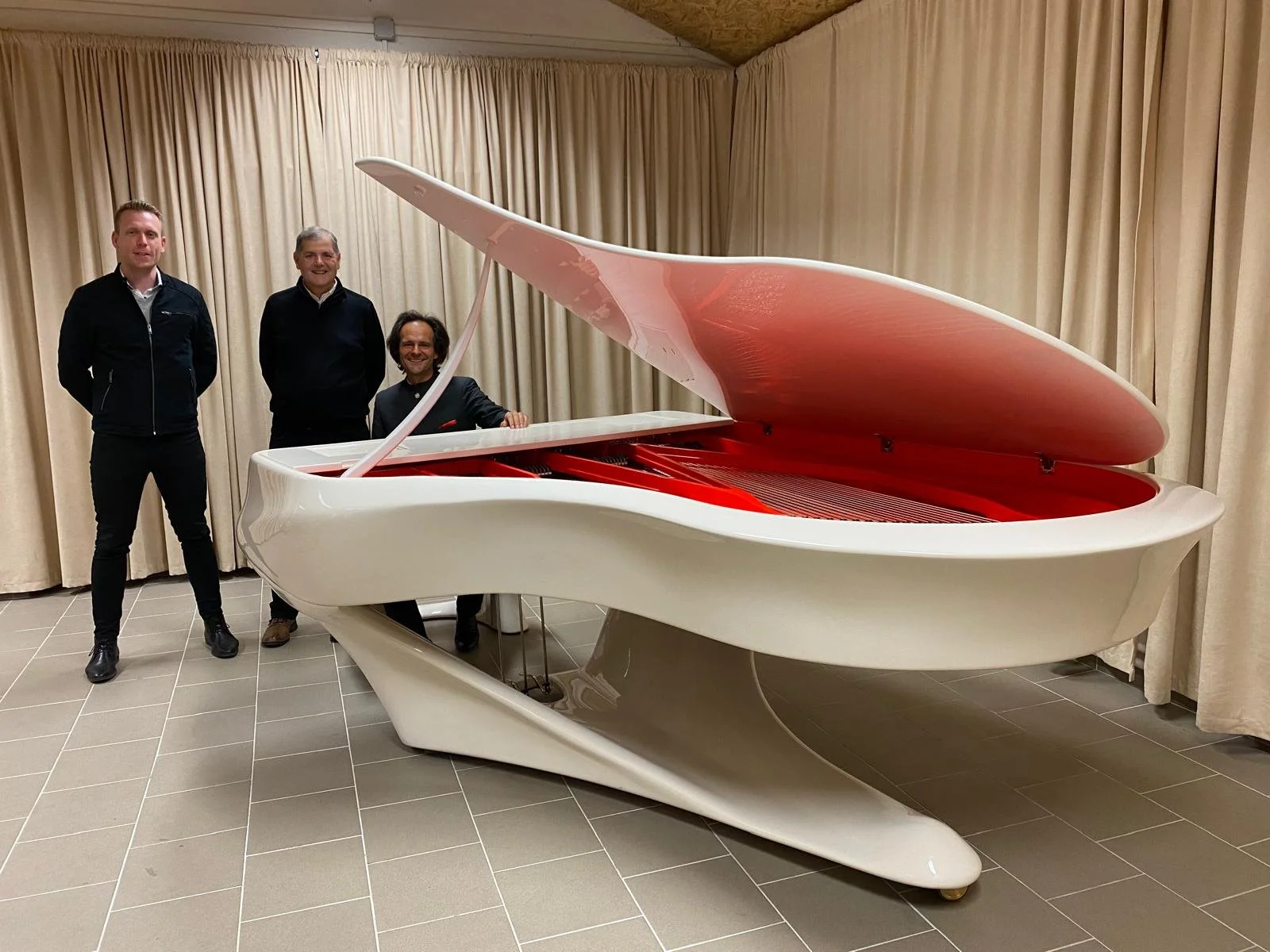 Bespoke Red and White Bogányi Prestige B-262