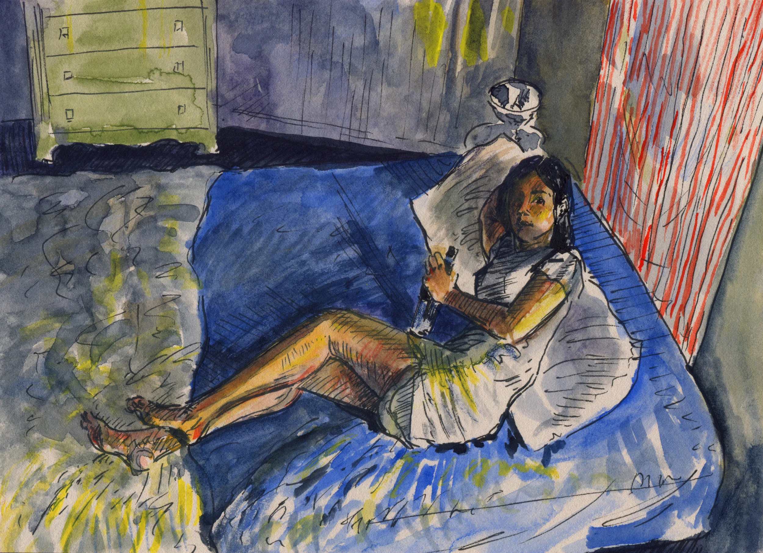 Laura Lounging, 2018