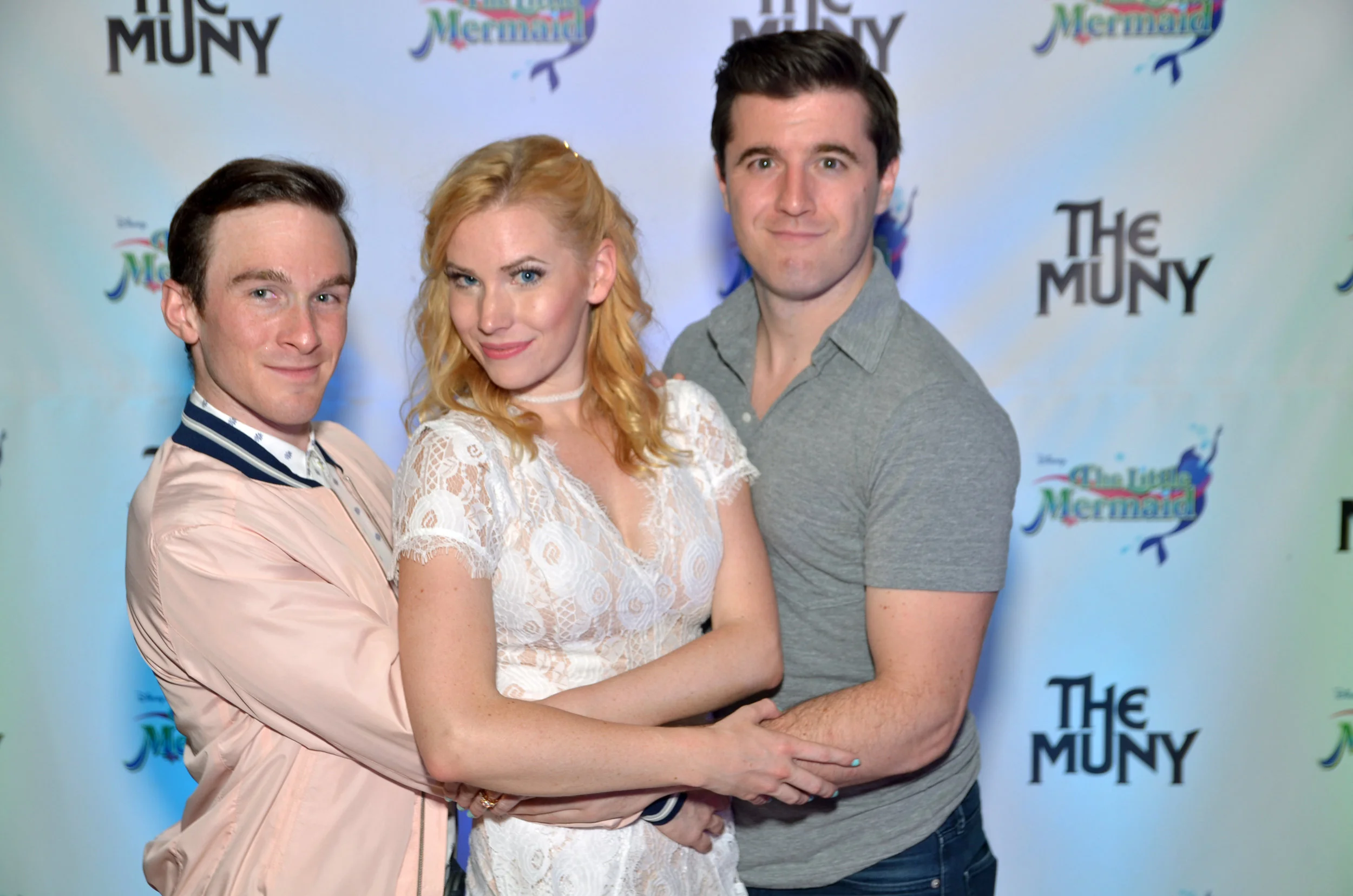 Will Porter, Emma Degerstedt, Kevin Zak. MUNY The Little Mermaid Opening Night 2017