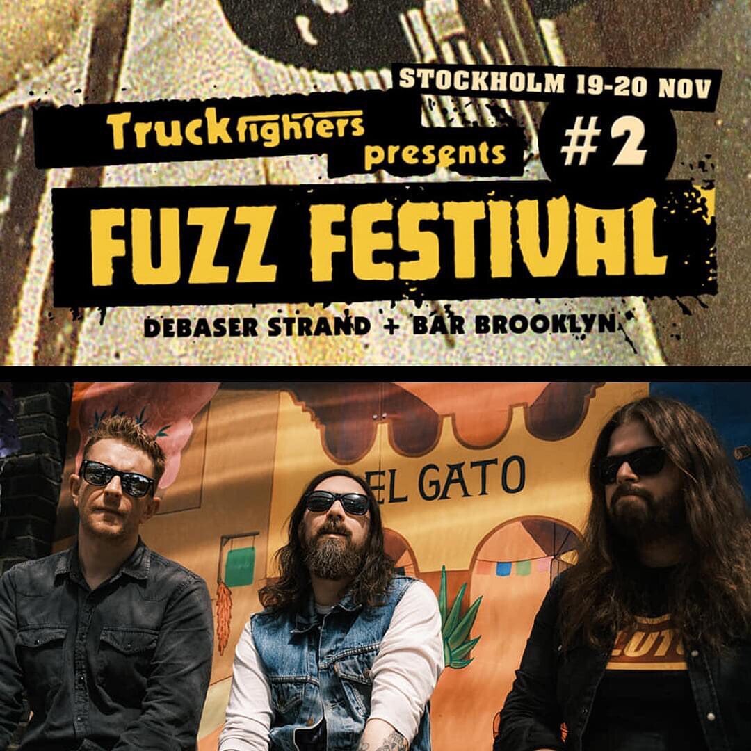 SWEDEN! @dunesncl will be up in you Nov 19-20 for #fuzzfestival⚡

Fuzz Festival takes place in Stockholm and is run by @fuzzoramarecords Fuzz legends @truckfighters 🔥

Lineup so far includes @asteroidband @steakband @lowridergram @kingsdestroy_band 