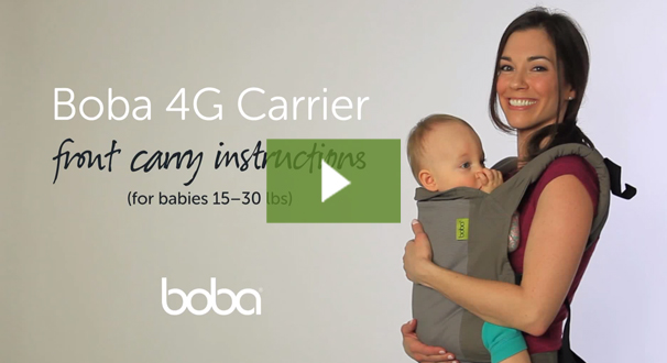 Boba 4G Carrier - Front Carry Instructions