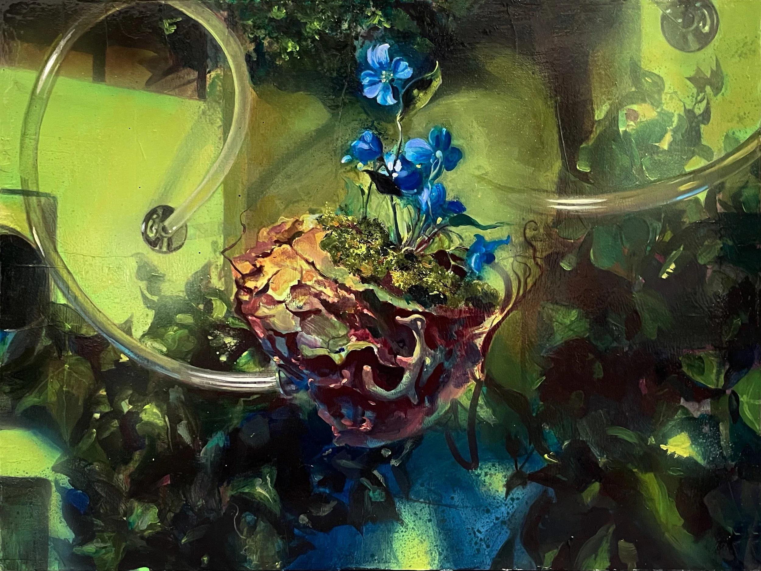 Specimen 001a - view 02 (green study)