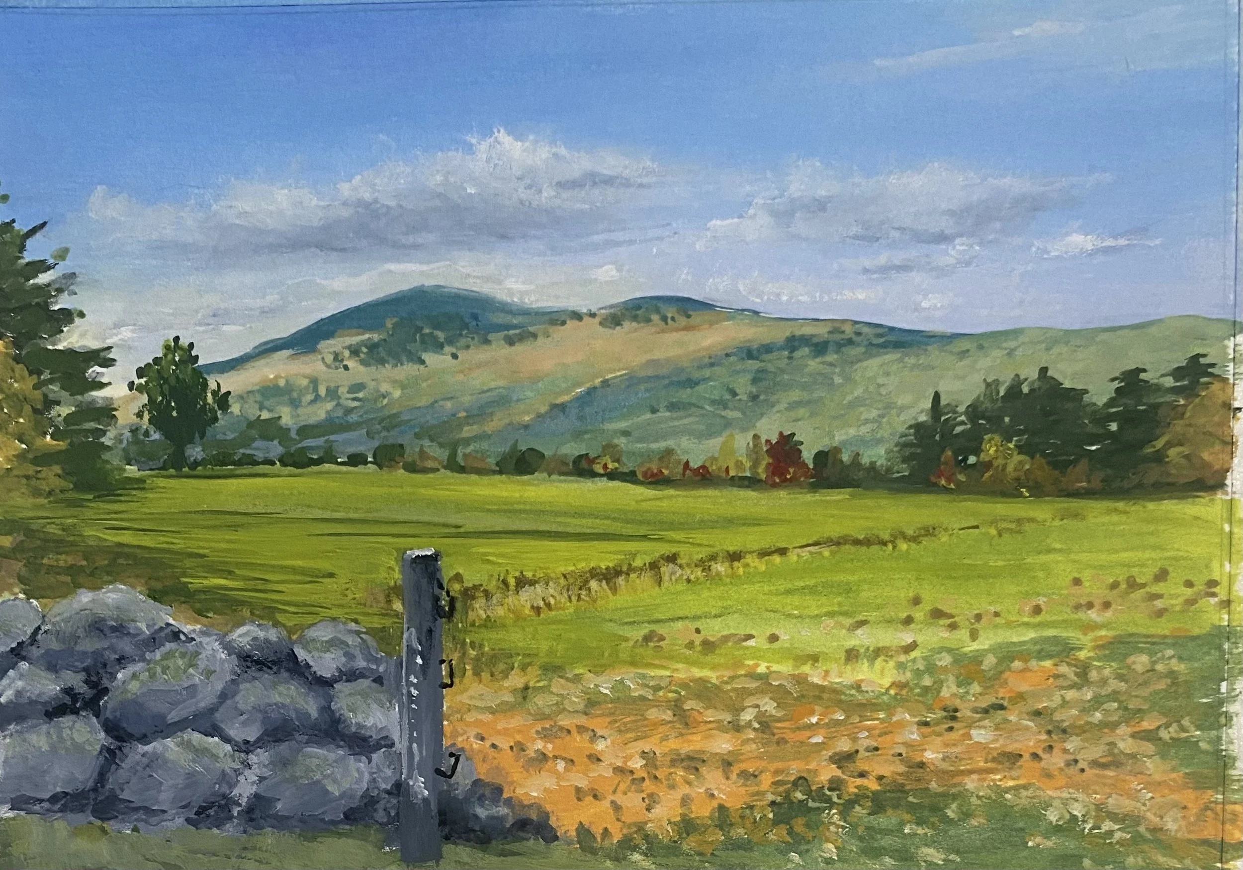 Autumn on Mt. Kearsarge 5x7