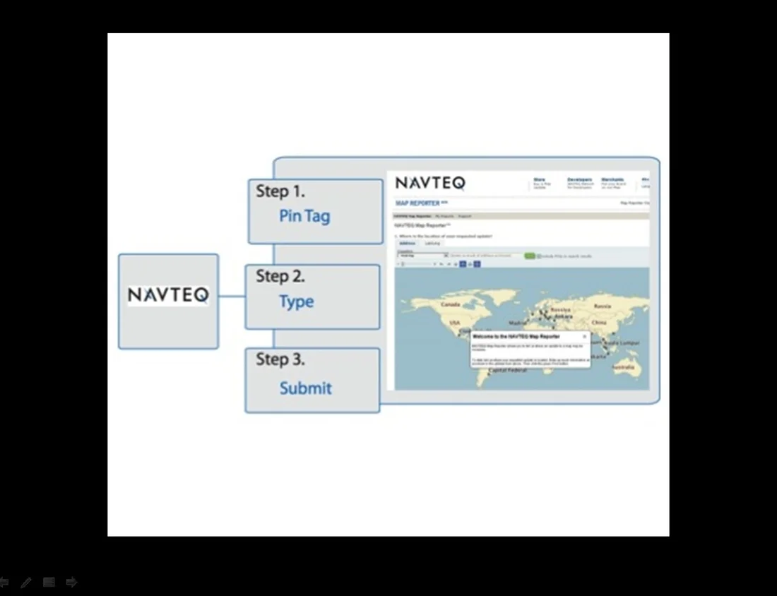  An easy, effortless&nbsp;approach to user- mapping: pin, type&nbsp;and submit for review. 