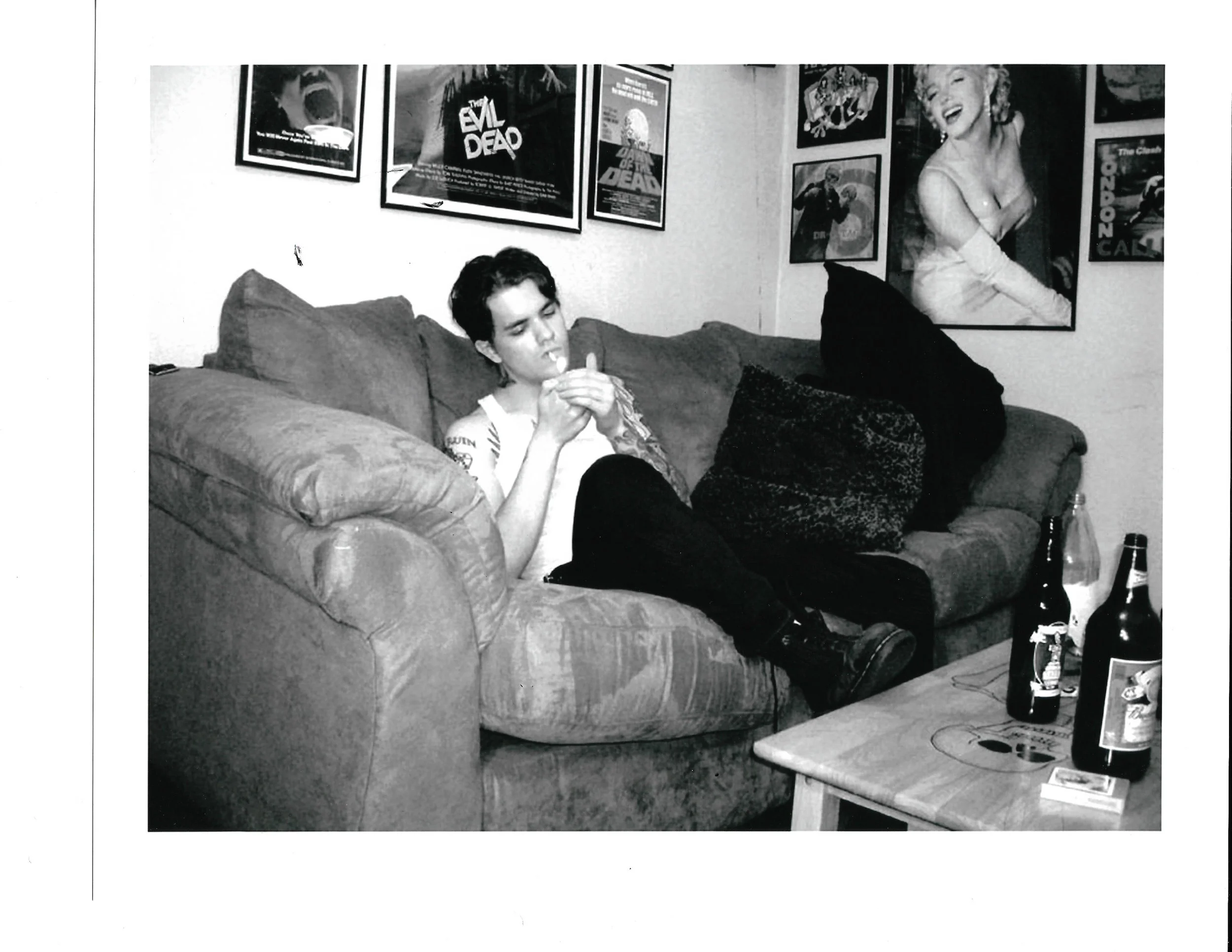 this kid dan i hung out with once. no clue where he is now. dan? you out there? // 2005, nh, 35mm b&w film