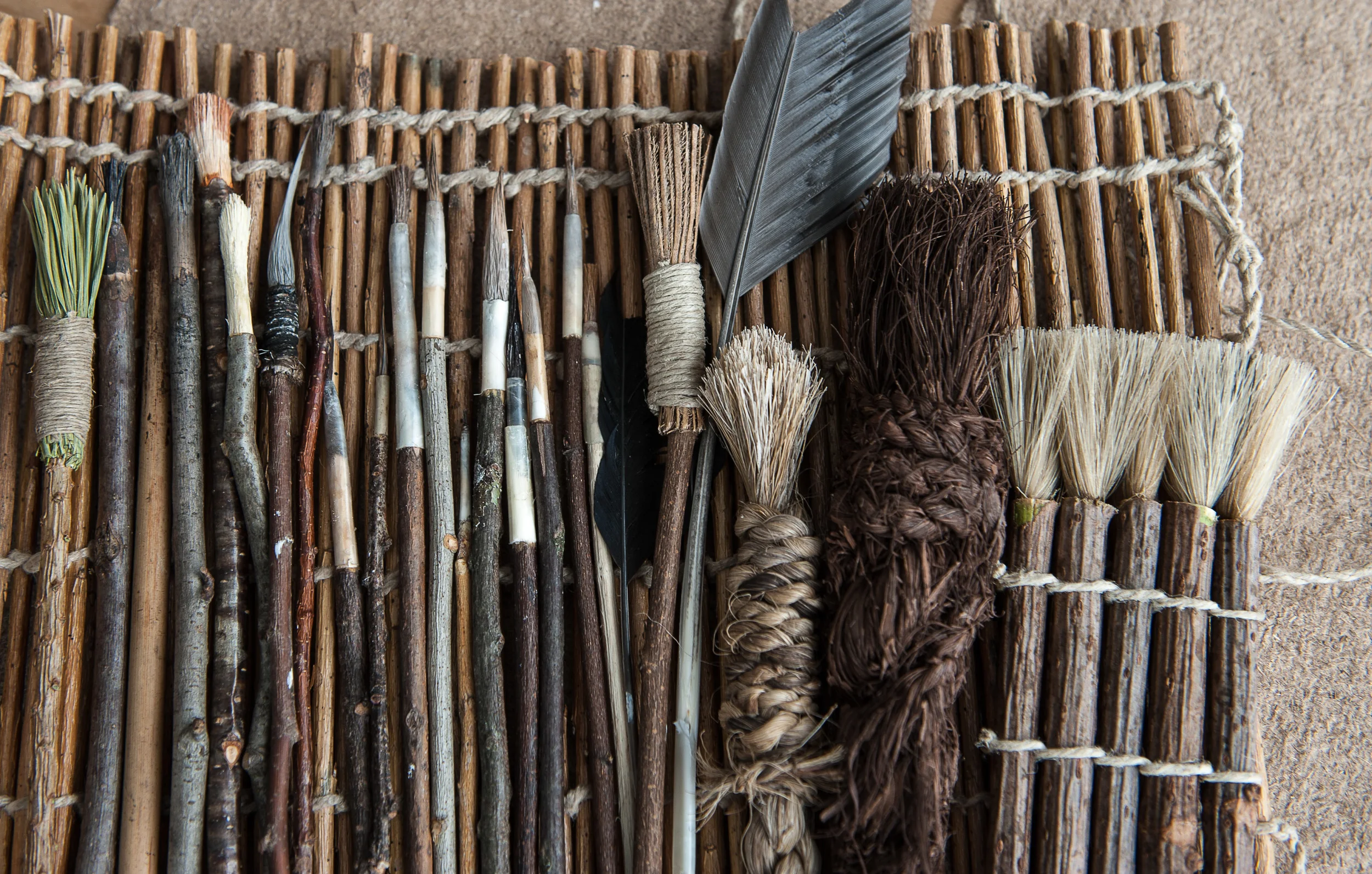 Wild-crafted Paintbrushes