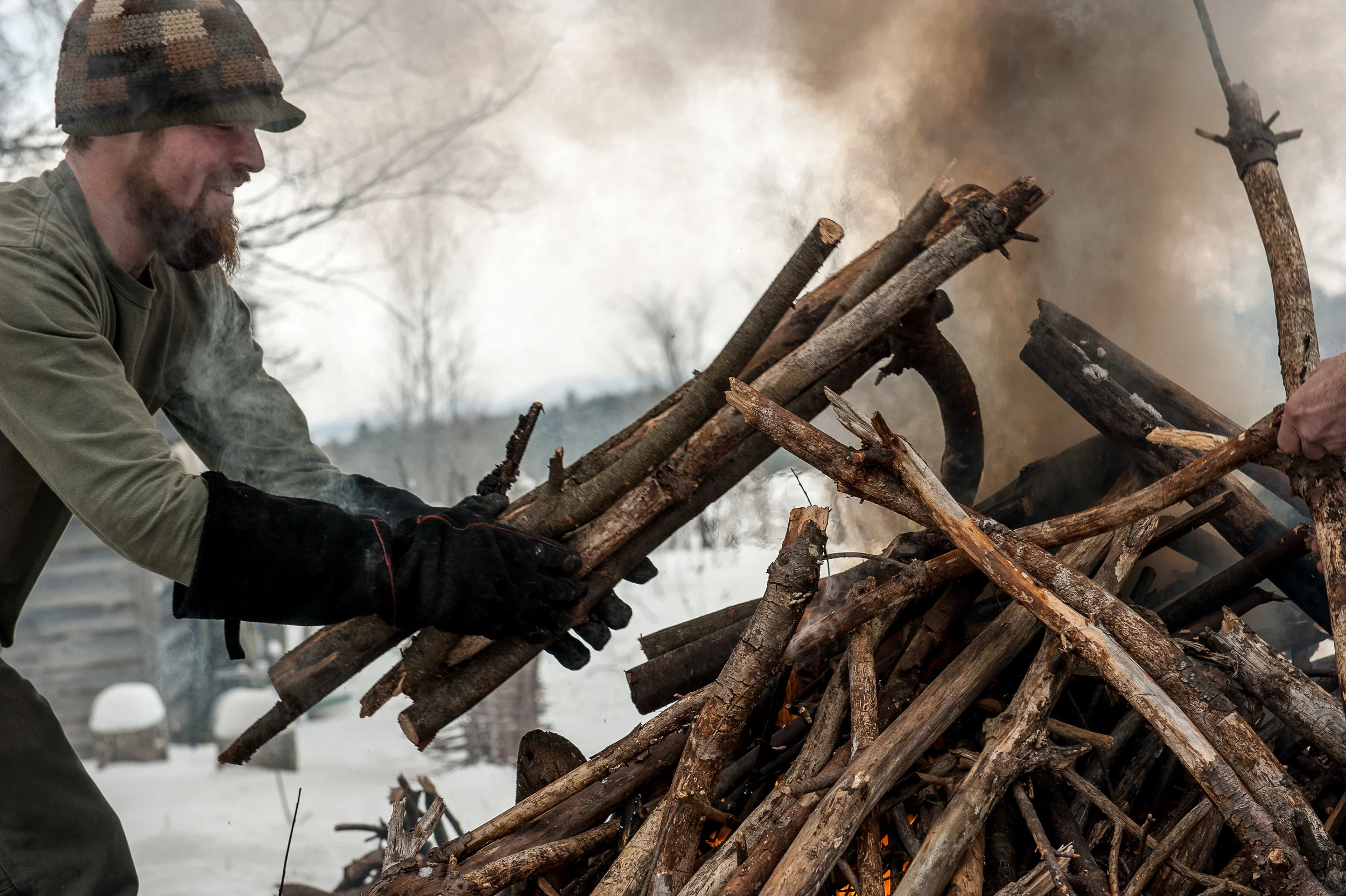 Firing Pottery
