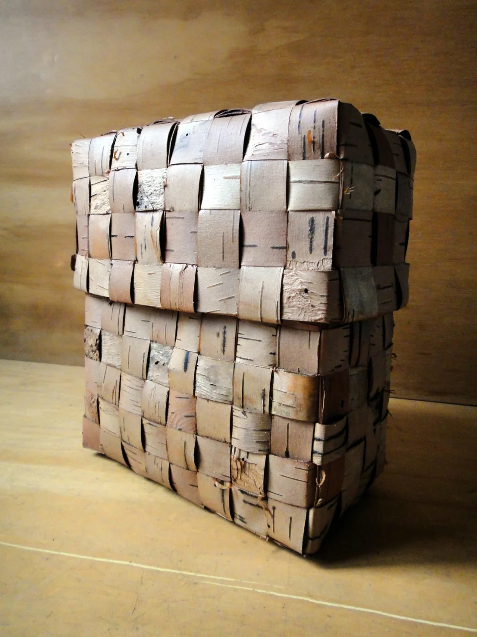 Plaited Birch bark box