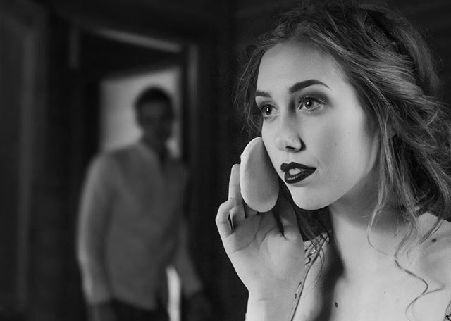 Copyright @keithpersall #beautiful #women #makeup #blackandwhite