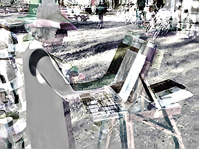 Not me - it isa way to imagine YOU in the picture.