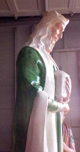 Side view of King, in progress