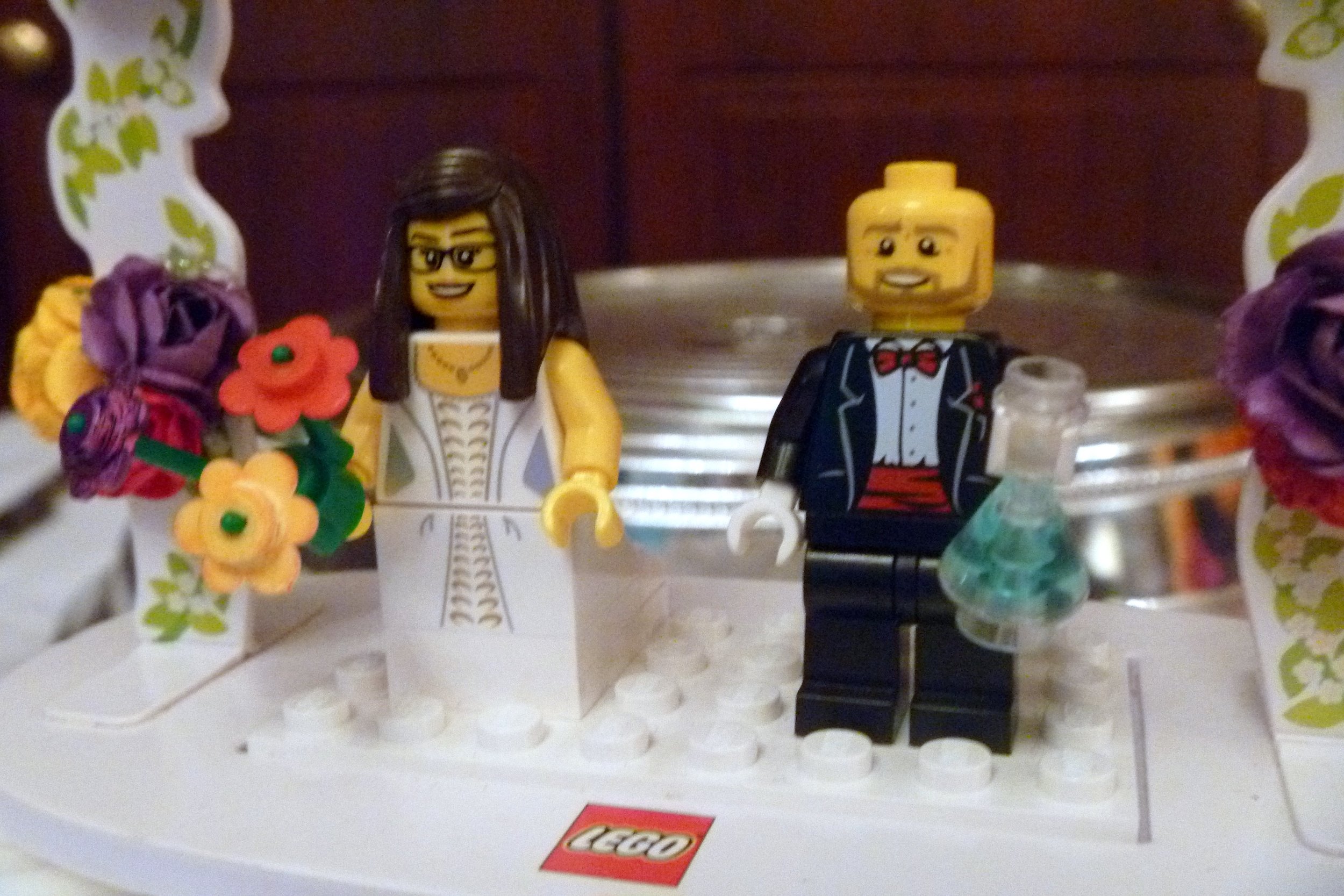 Photo credit: Flickr user Pete, used under Creative Commons license Public Domain Mark 1.0 DO have Lego figures at your wedding. DON'T do any of the following...