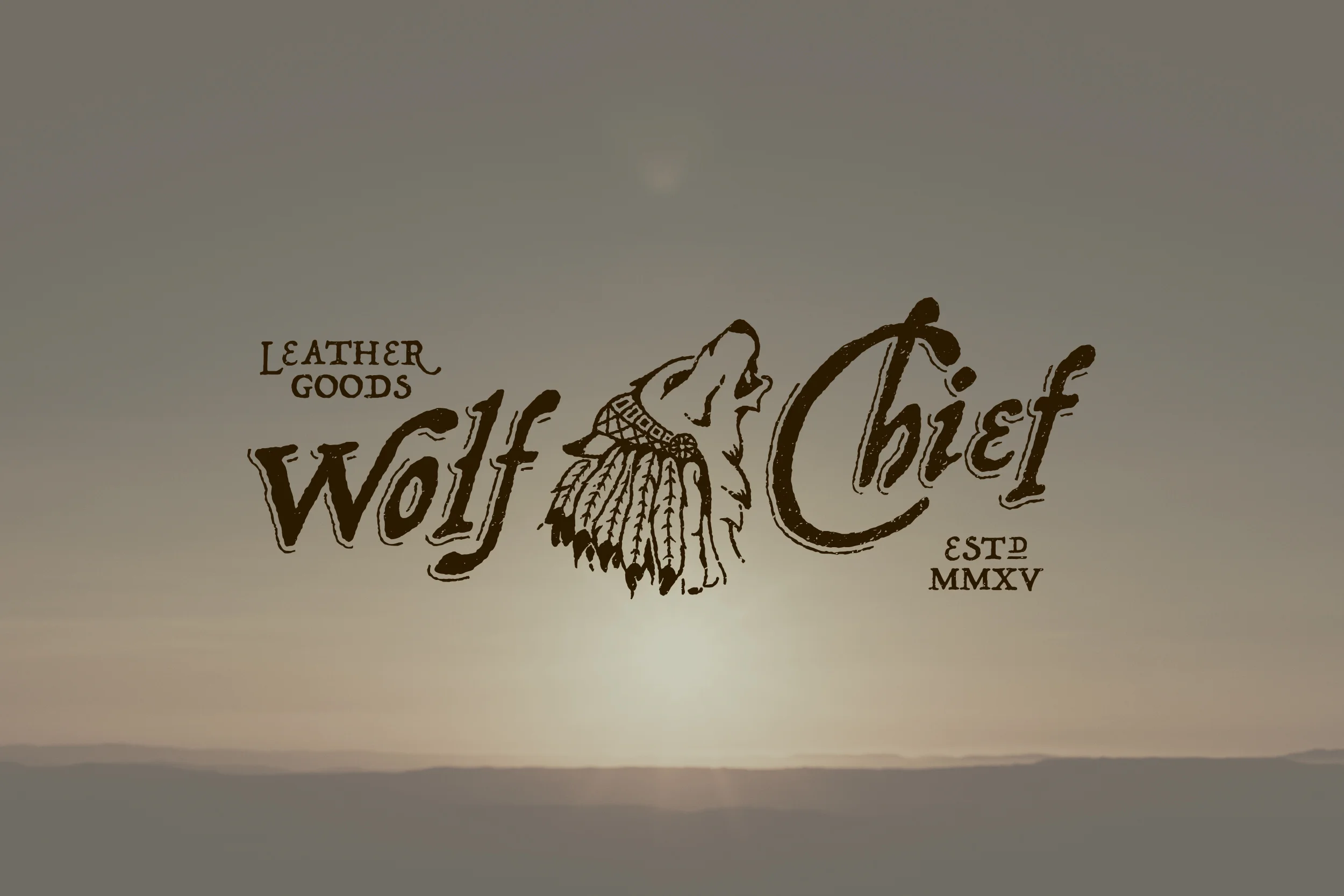  Branding for an independently-owned leather goods maker. 