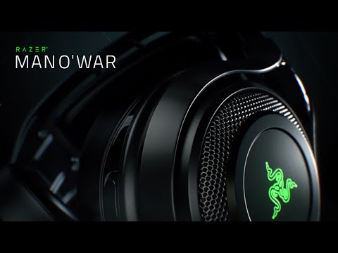 The Razer ManO'War 7.1 Wireless Gaming Headset