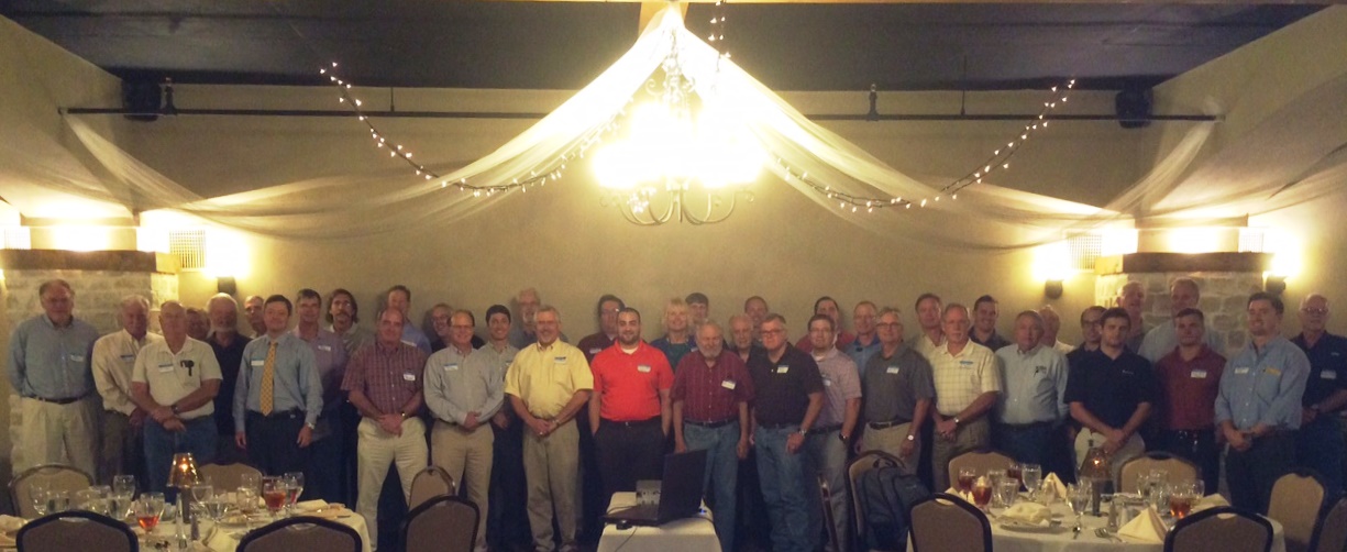 East Texas Geological Society members gathered at a monthly luncheon meeting on September 16, 2015.