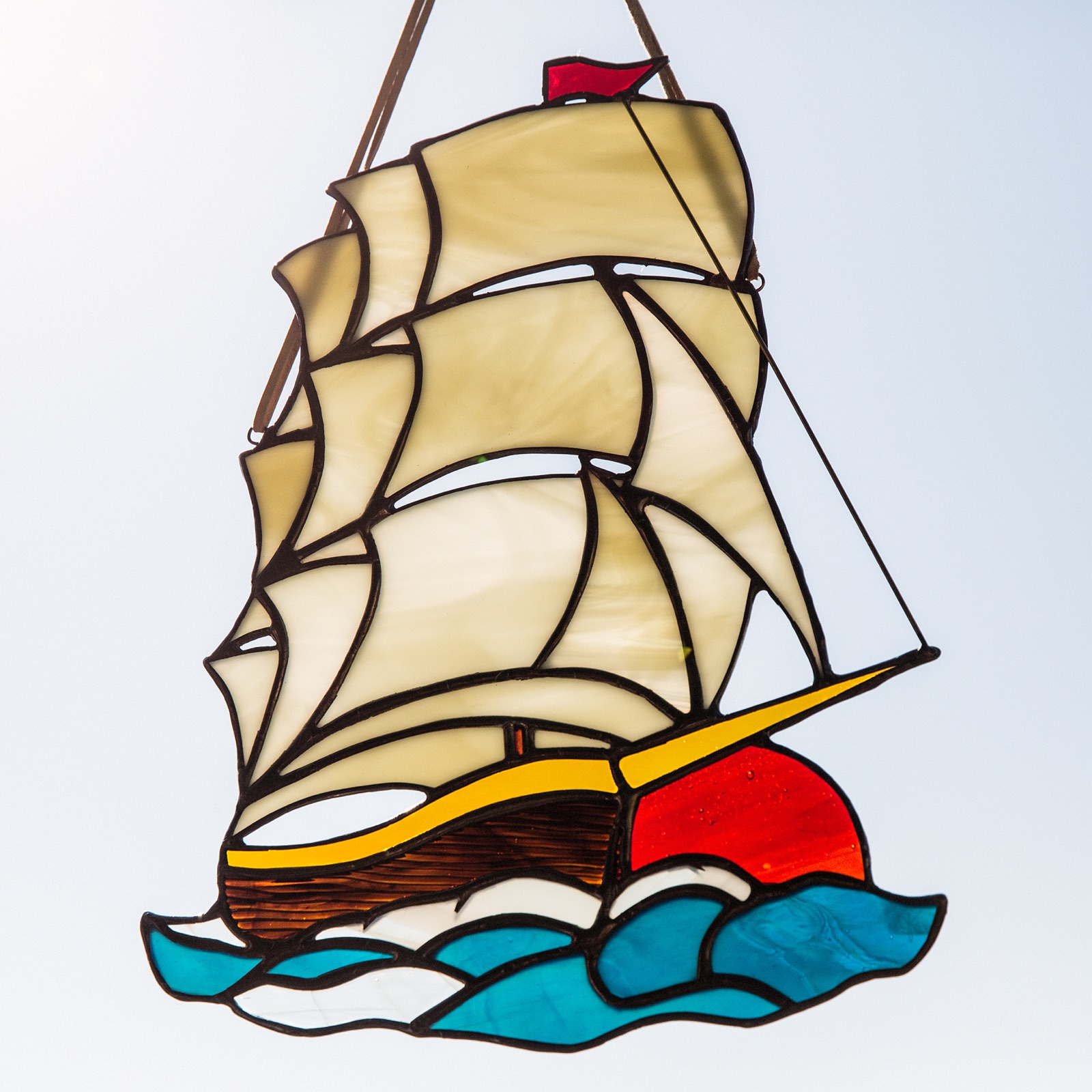 Sailor Jerry inspired ship for a nursery