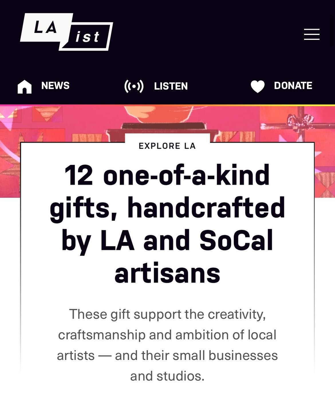 Thank you to @laistofficial for including my work in these two holiday gift guides. I guess this is the perfect post to announce I&rsquo;m prepping a little shop update that will be released on Black Friday. 🥳 it&rsquo;s fine..I&rsquo;ll sleep aroun