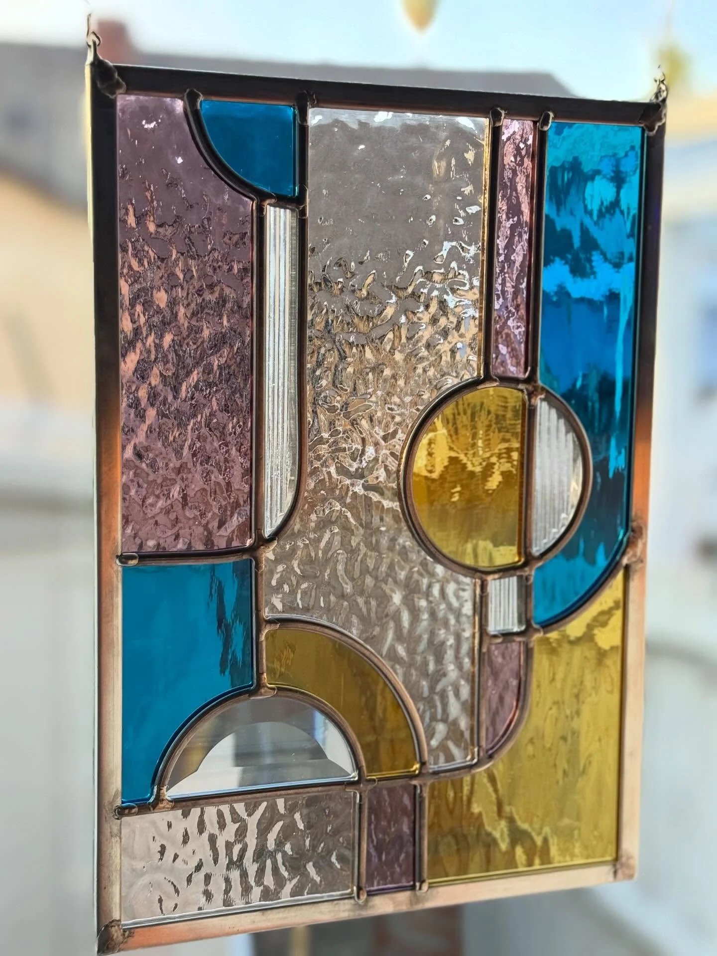 I made something 🥹! It required a 9am&ndash;11pm shop day and making this after we closed 😂 but worth it.

Good to know that I still remember stained glass since this is only the third thing I&rsquo;ve made all year 😭

Not a new design, but it scr