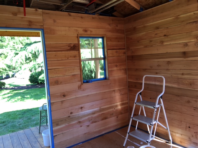 Taping finished....ready, set, paint! 