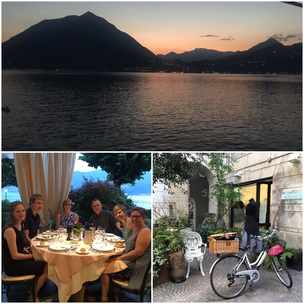 Milan and Lake Como Italy with the family 