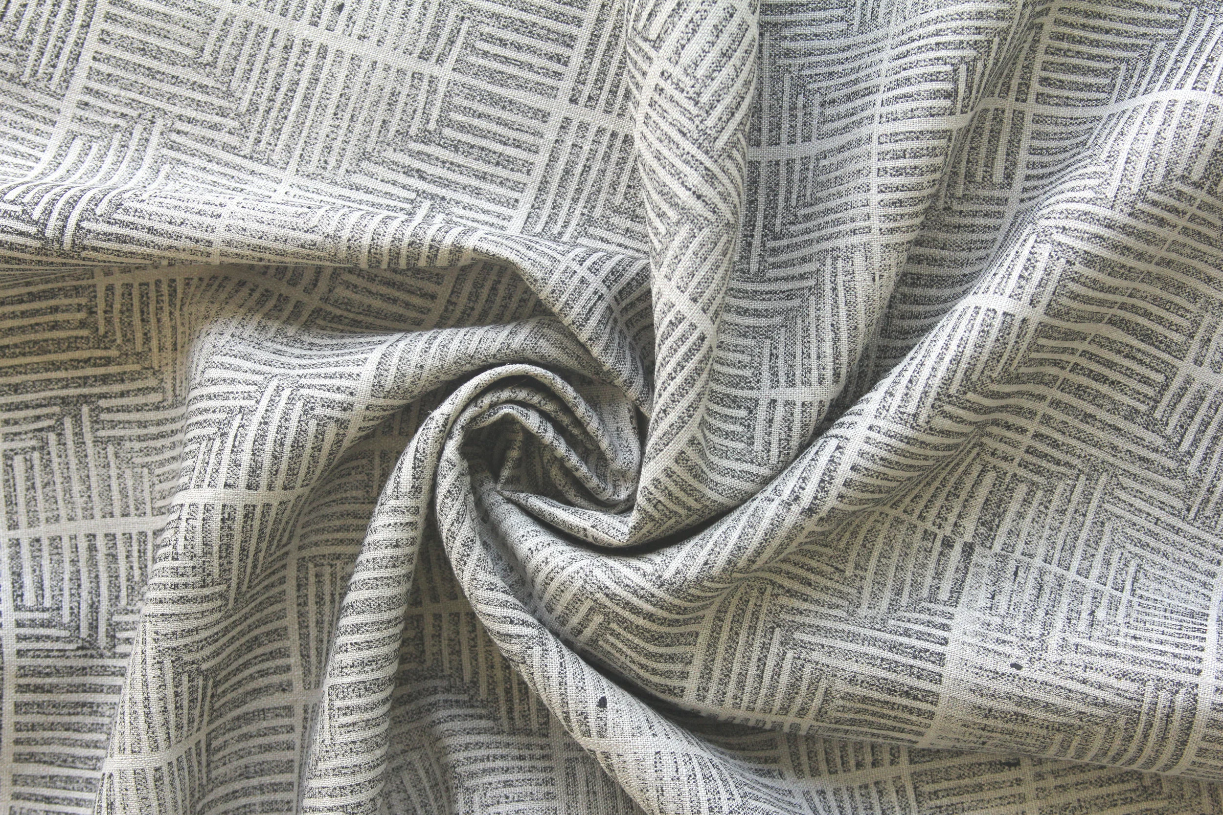 Hand Block Printed Textile, Antique Parquet, Linen, Custom, Home Decor, Architectural Prints, Bespoke