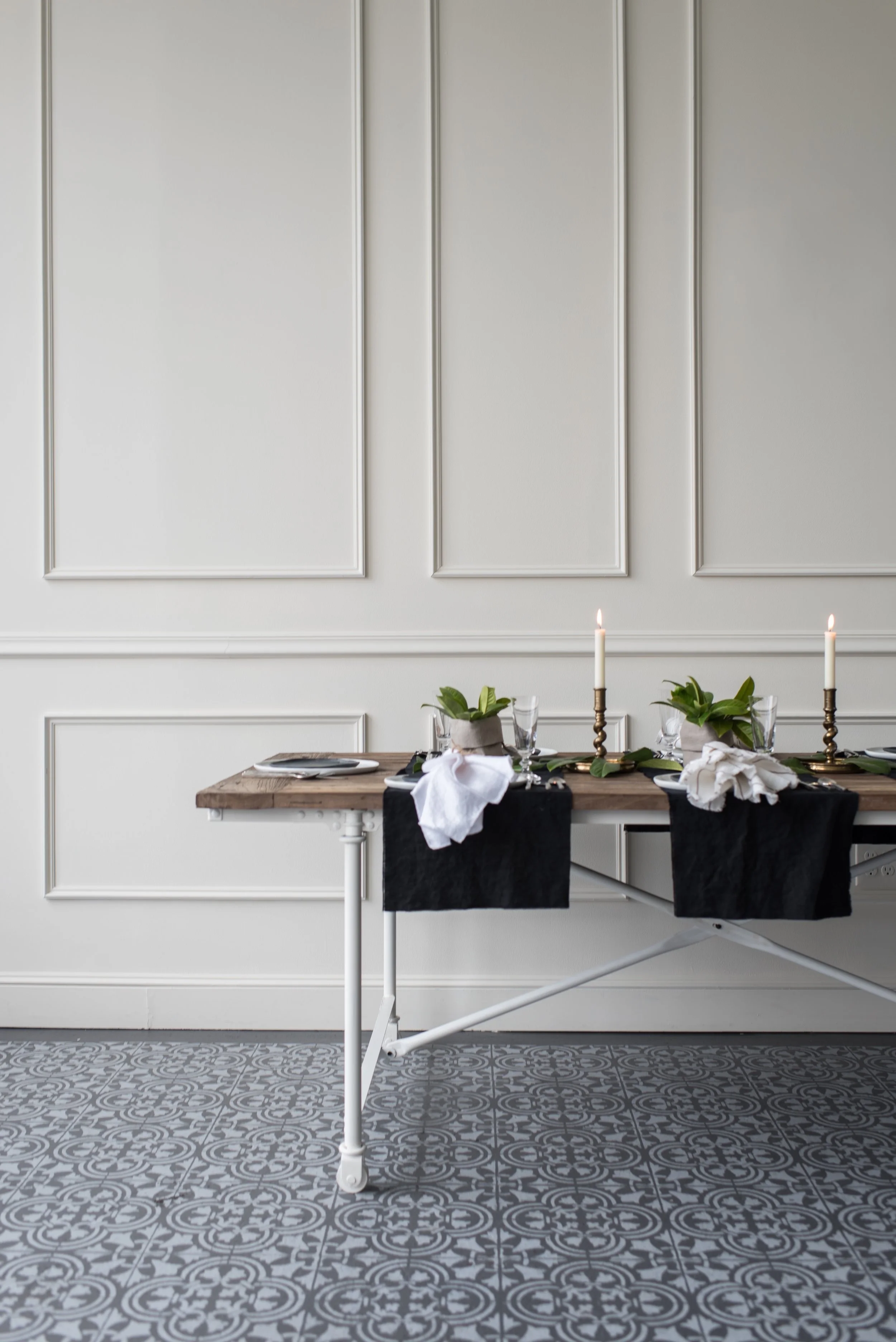 Linen Table Decor