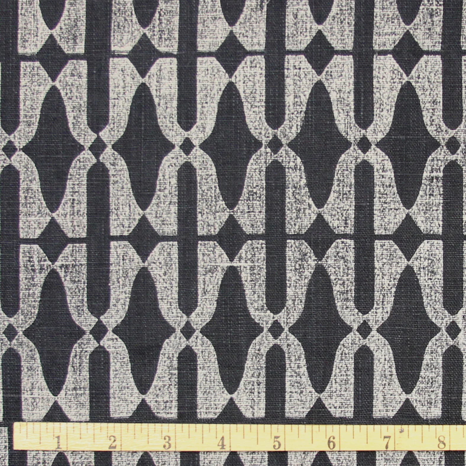 Black Printed Linen, Bespoke Fabric, Decorative Linen Fabric, Linen, Home Decor, Bespoke Design, Pavement, Block Printed, Made By Hand Textiles, Custom, Architectural Prints