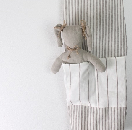 Handmade Linen Rabbit Apron